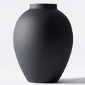 SilkSerenade Black Matte Iron Flower Vase, Large – Farmhouse & Wabi-Sabi Style Centerpiece for Bedroom, Kitchen, Living Room Table Decor